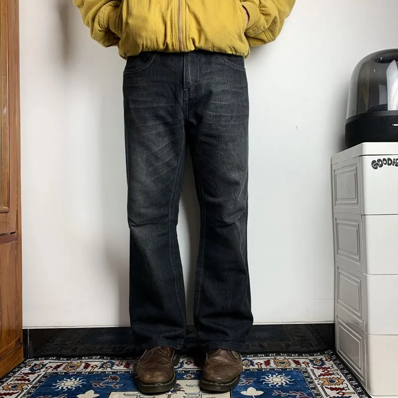 Vintage Streetwear Jeans Pria black photo 1
