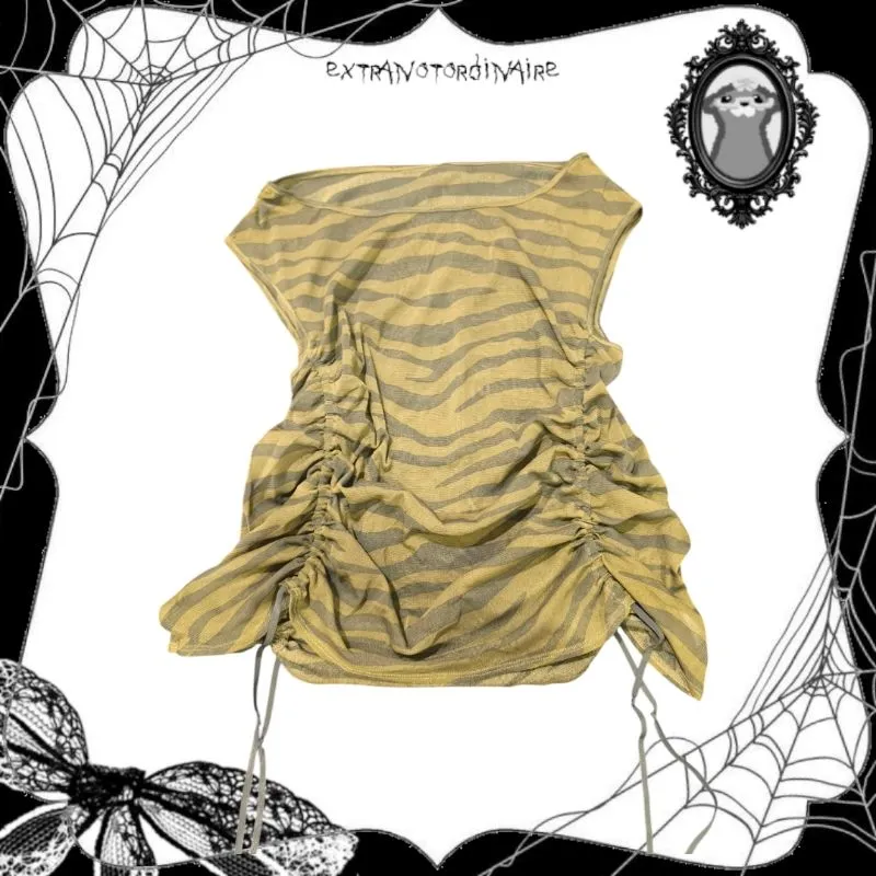 Japanese brand Streetwear Y2K Blouse Wanita multicolor photo 1