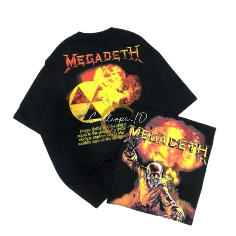 Kaos Band Merch Pull & Bear Megadeth (Unisex) NETT PRICE photo 1