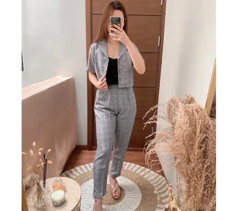 Casual Wanita gray photo 1
