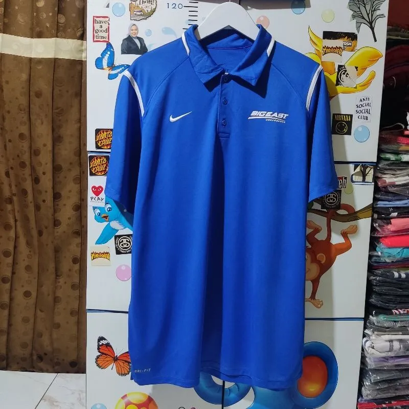 Nike Sportswear Polo shirt Pria blue photo 1