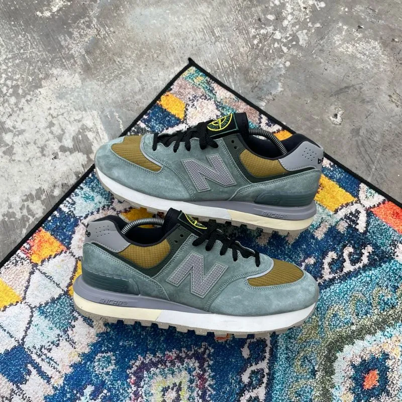 New Balance Casual Reworked Sneakers Pria tan khaki photo 1
