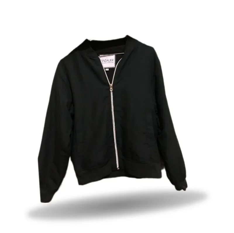 Streetwear Casual Bomber jacket Wanita black photo 1