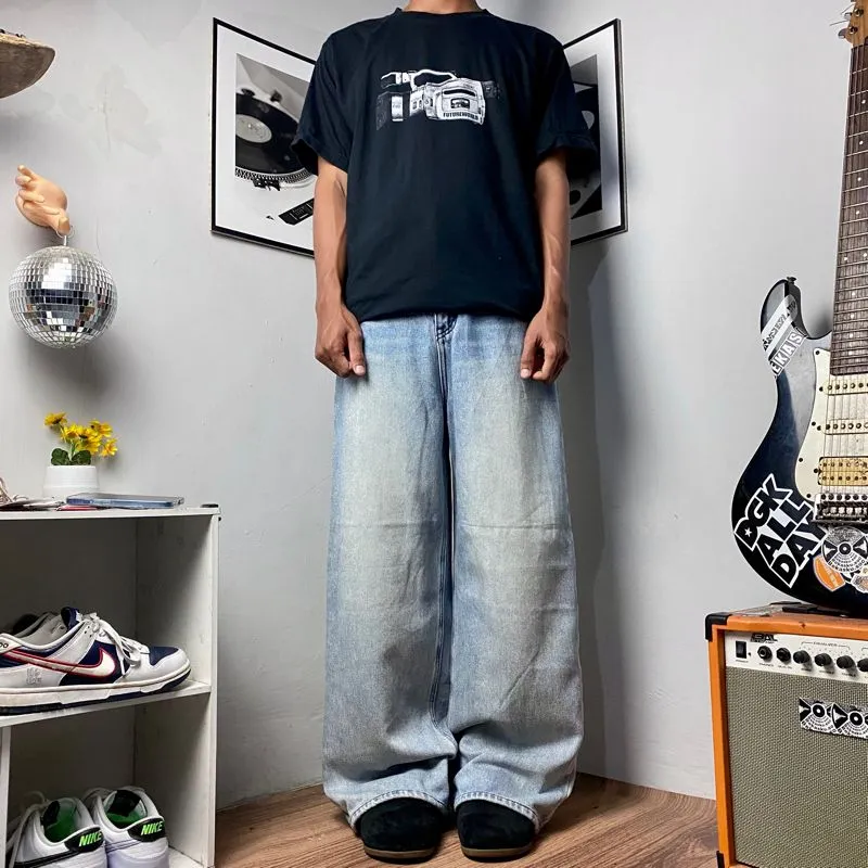 Vintage Y2K Jeans Pria blue photo 1