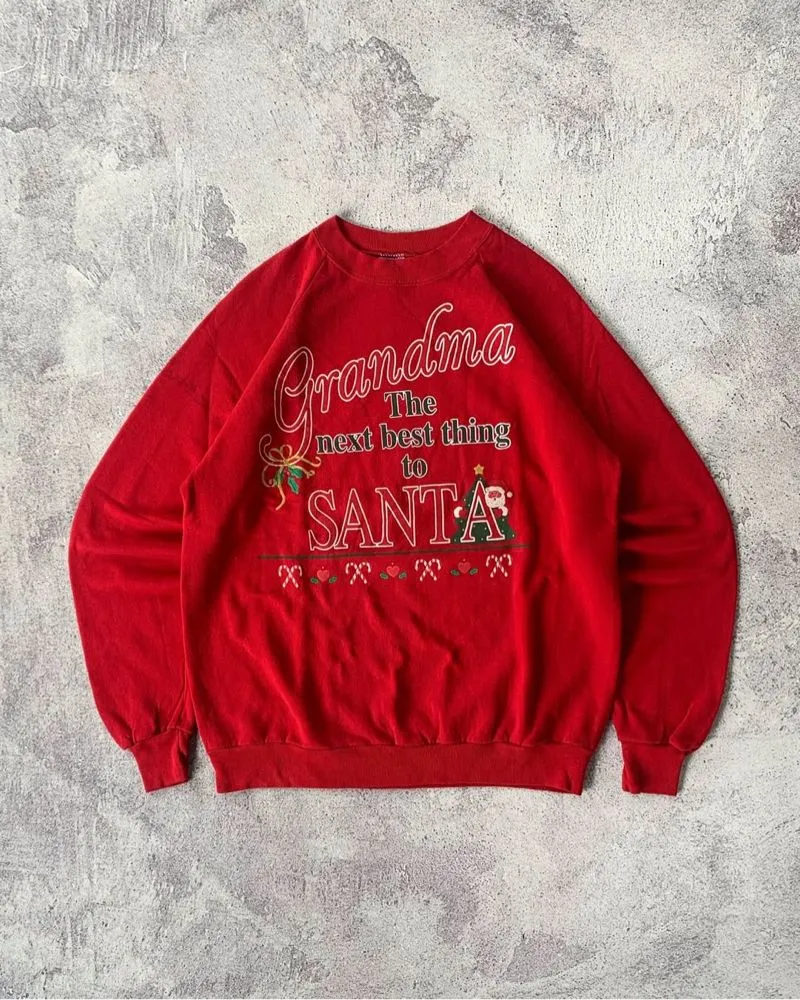 Jerzees Vintage Sweatshirt Pria red photo 1