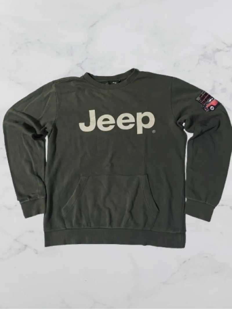 Jeep Luxury Sweater Pria green photo 1