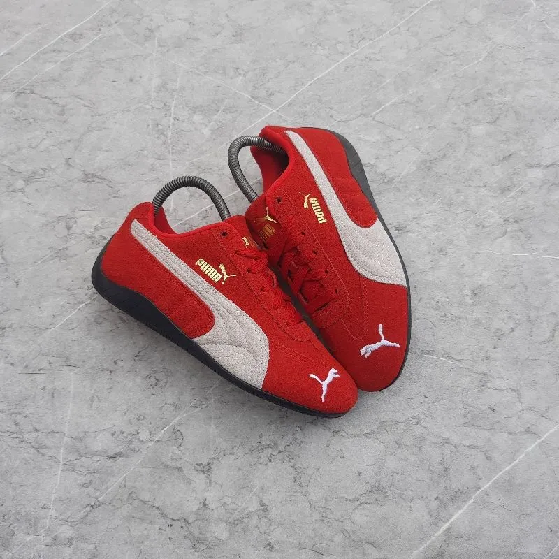Puma Casual Sneakers Wanita white red photo 1