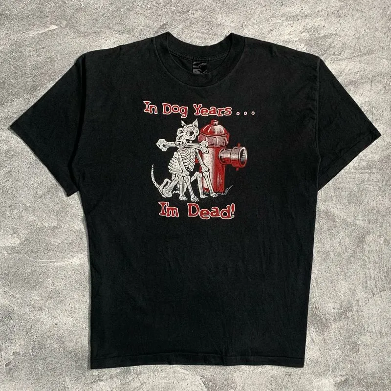 Vintage T-shirt Pria black photo 1