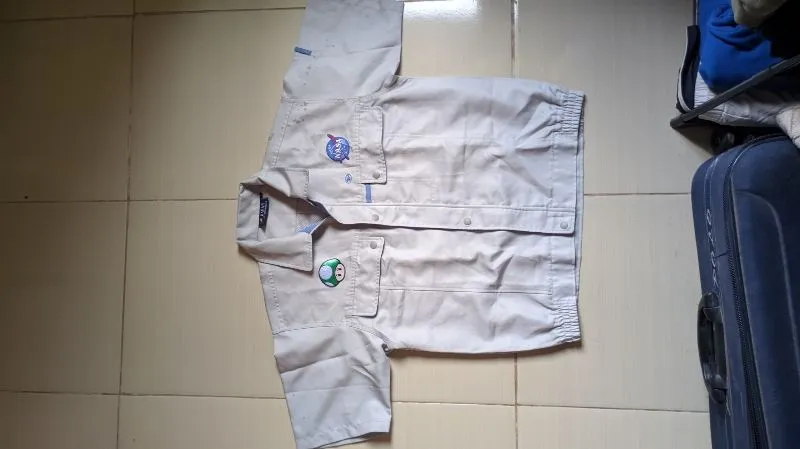 Streetwear Casual T-shirt Pria cream photo 1
