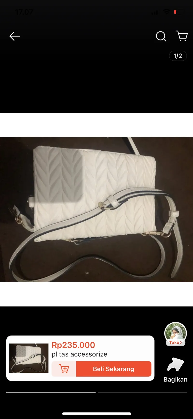 Casual Bags & purse Wanita cream photo 1