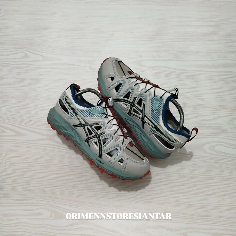 Asics Sportswear Sneakers Pria green cream photo 1