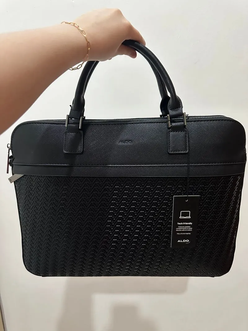 ALDO Luxury Minimalist Briefcase Wanita black photo 1