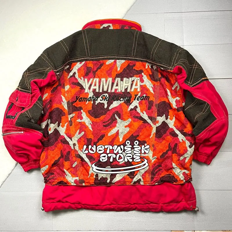 Vintage Puffer jacket Pria red orange photo 1
