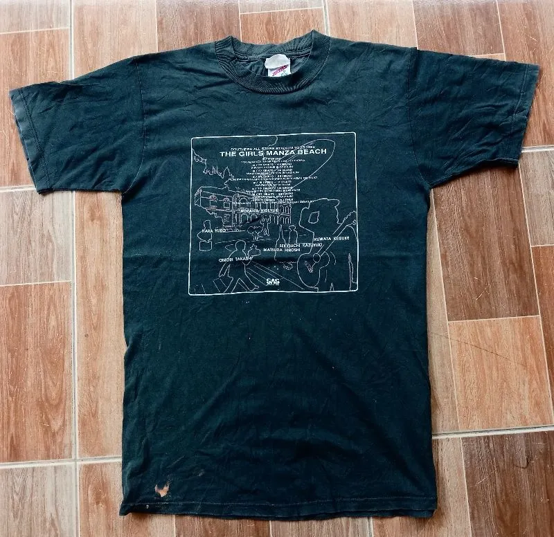 Jerzees Vintage Casual T-shirt Pria black photo 1
