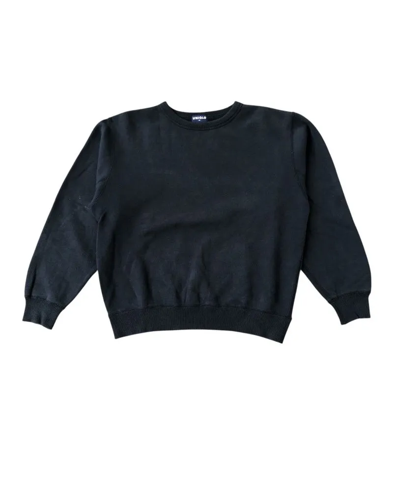 Uniqlo Streetwear Casual Sweater Pria black photo 1