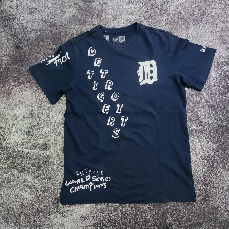 New Era Streetwear T-shirt Pria navy photo 1