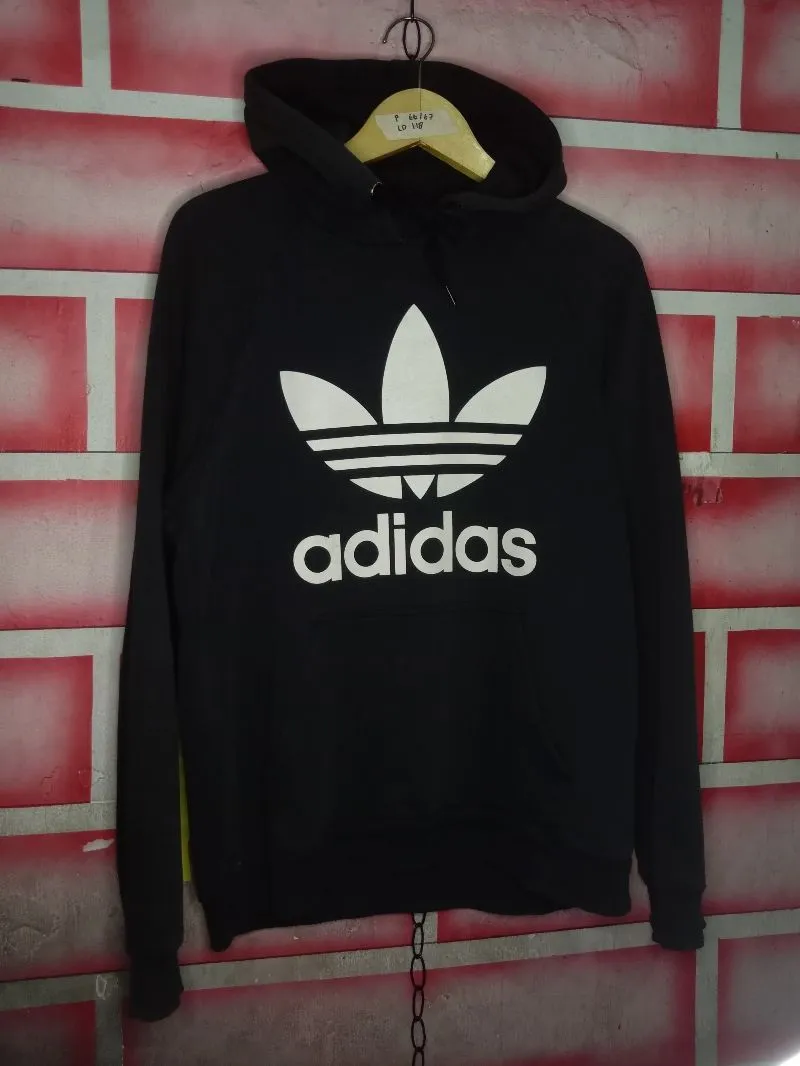 Adidas Streetwear Casual Sweatshirt Pria black photo 1