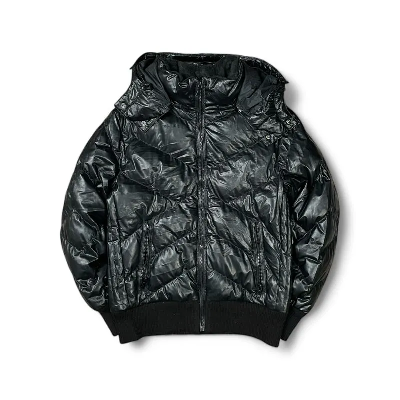 Uniqlo Streetwear Puffer jacket Pria black photo 1
