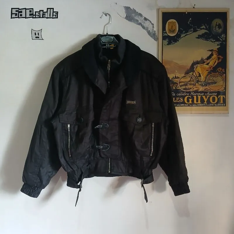 Biker Windbreaker Pria black photo 1
