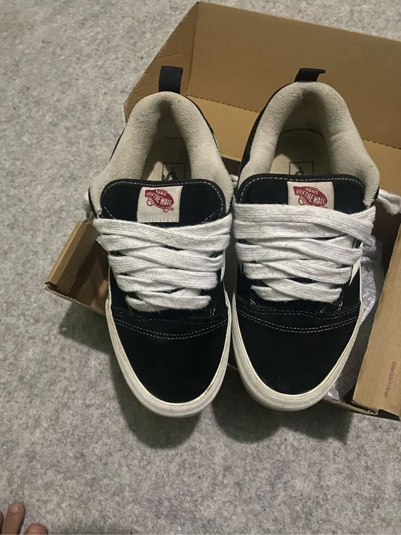 VANS Vintage Y2K Sneakers Pria white black photo 1