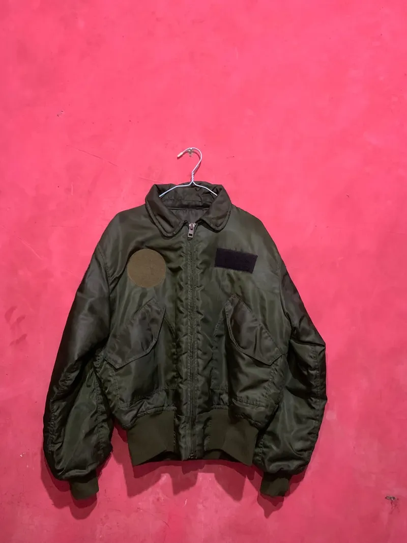 Avirex Casual Bomber jacket Pria green black photo 1