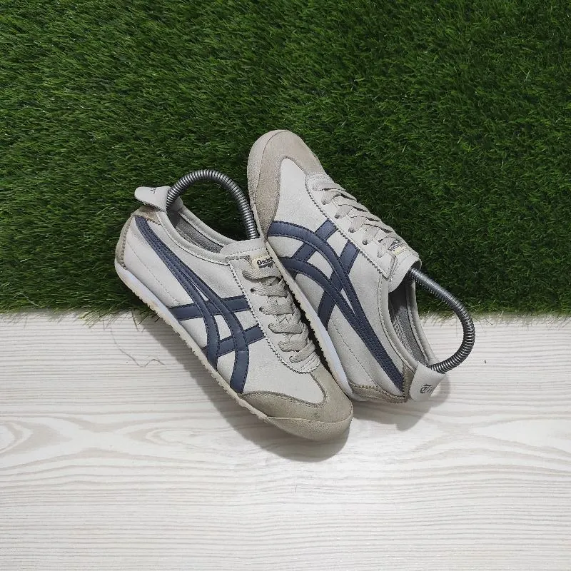 Onitsuka Tiger Casual Sneakers Pria white blue photo 1