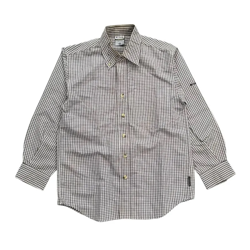 Columbia Streetwear Casual Formal shirt Pria tan photo 1
