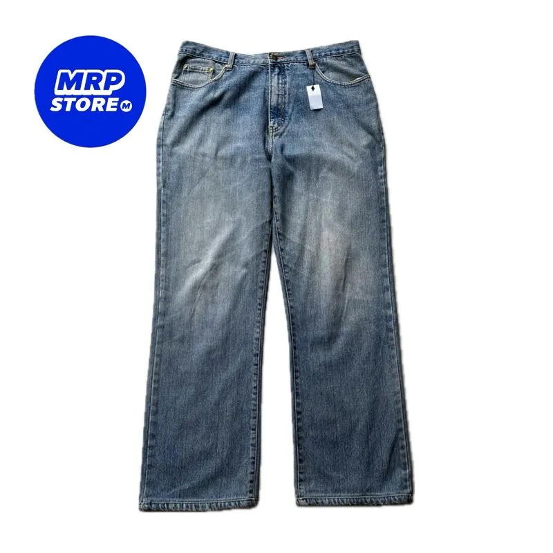 Vintage Streetwear Jeans Pria blue photo 1