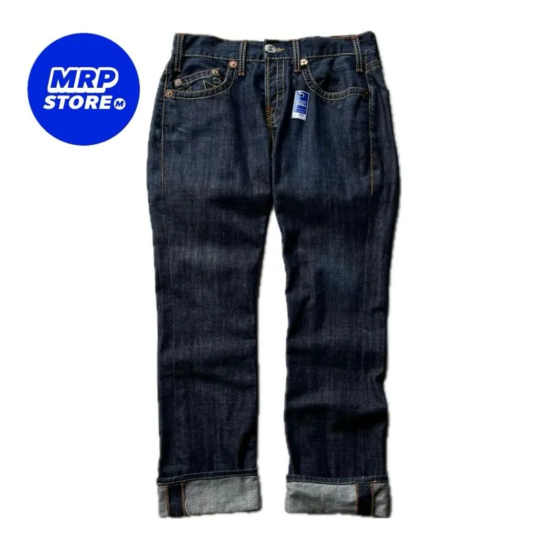 True Religion Vintage Streetwear Jeans Pria blue photo 1