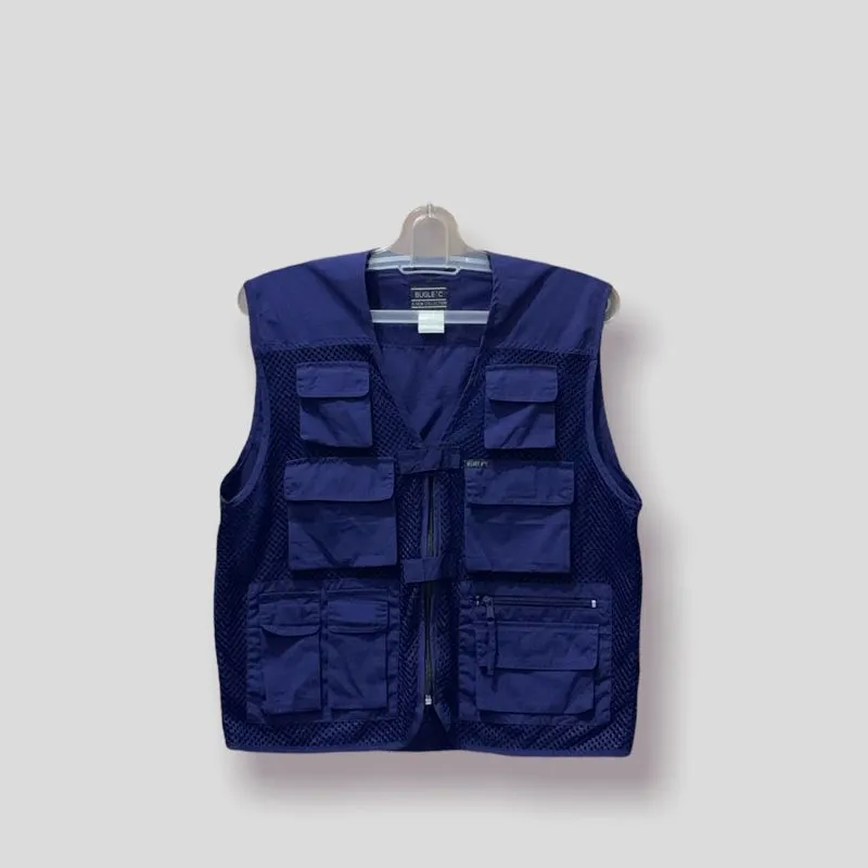 Streetwear Casual Vest Pria navy blue photo 1