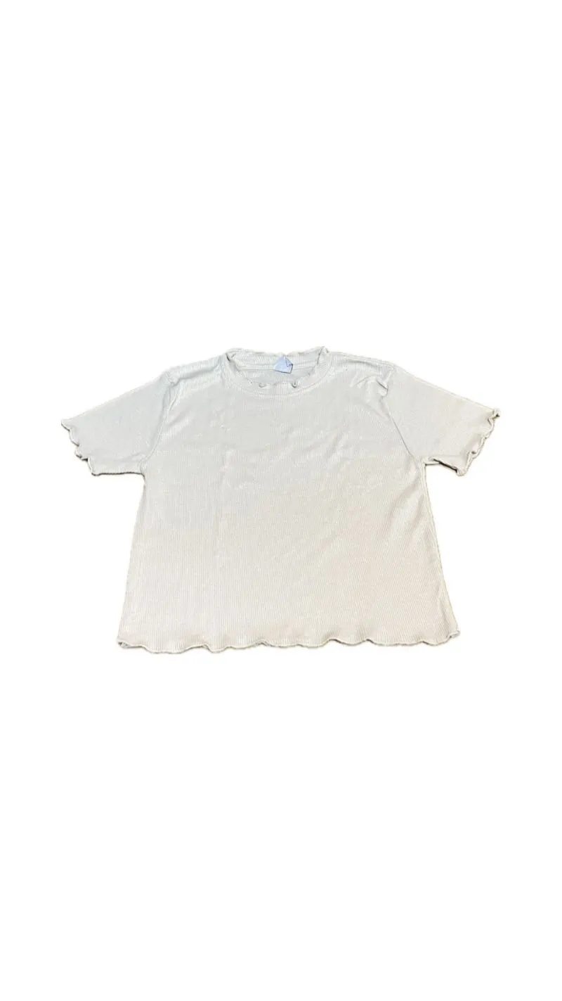 Coquette Crop top Wanita cream photo 1