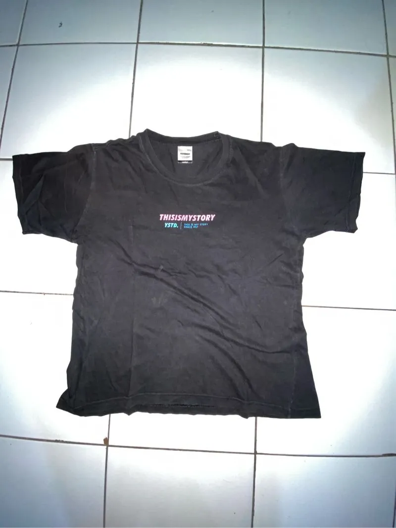 YesStyle Streetwear Y2K T-shirt Pria black photo 1