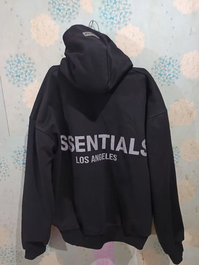 Fear of God ESSENTIALS Casual Hoody Pria black photo 1