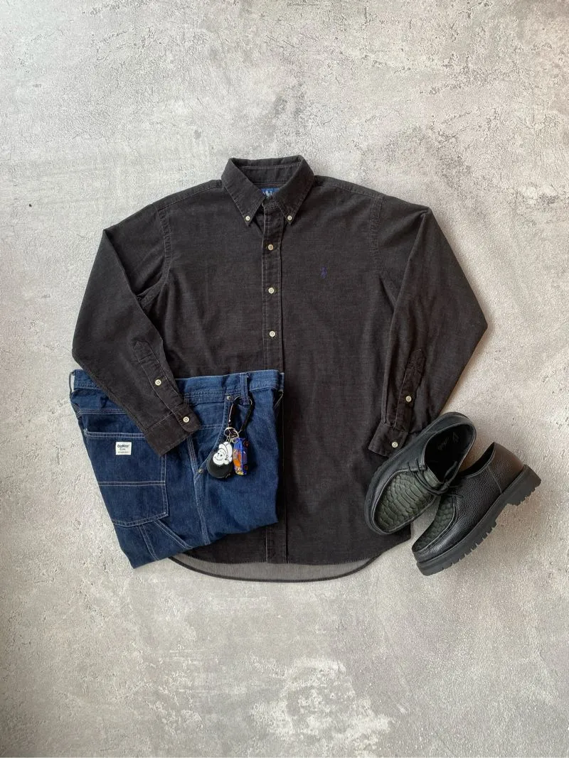 Polo Ralph Lauren Luxury Casual Formal shirt Pria black photo 1
