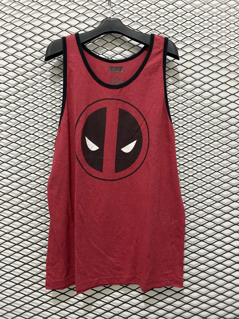 Marvel Y2K Casual Vest Pria red black photo 1