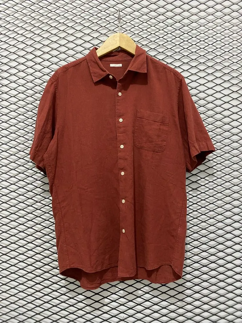 GU Casual Casual shirt Pria brown photo 1