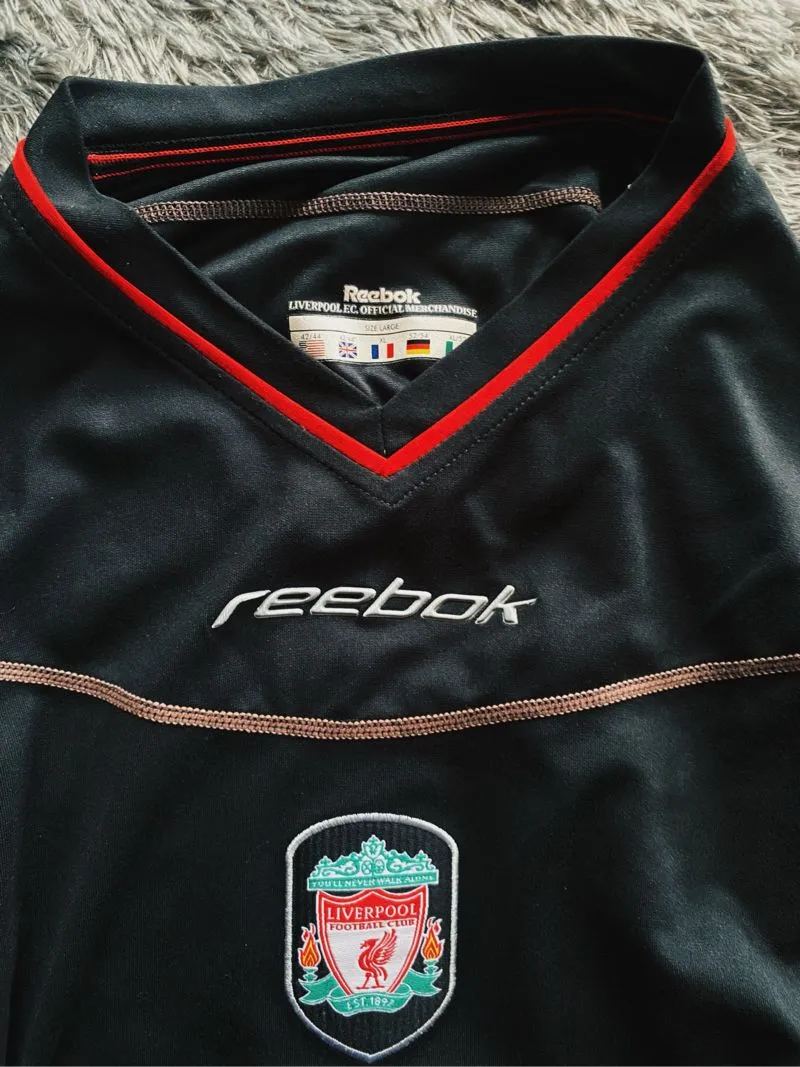 Reebok Vintage Streetwear Jersey Pria white black photo 1