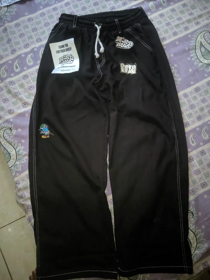 Y2K Skater Sarung Pria black photo 1