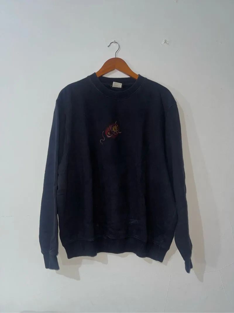 Streetwear Y2K Sweater Pria red gray photo 1