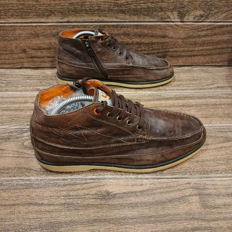 Vintage Biker Boots Pria brown photo 1