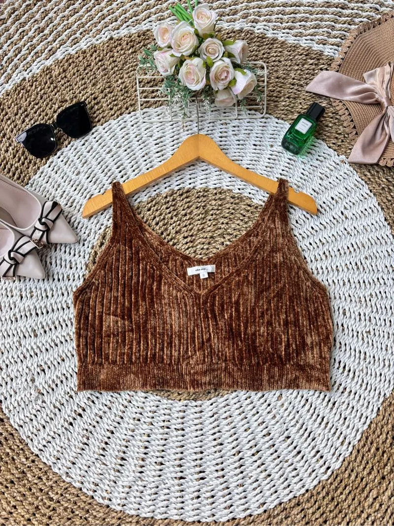Casual Vest Wanita brown photo 1