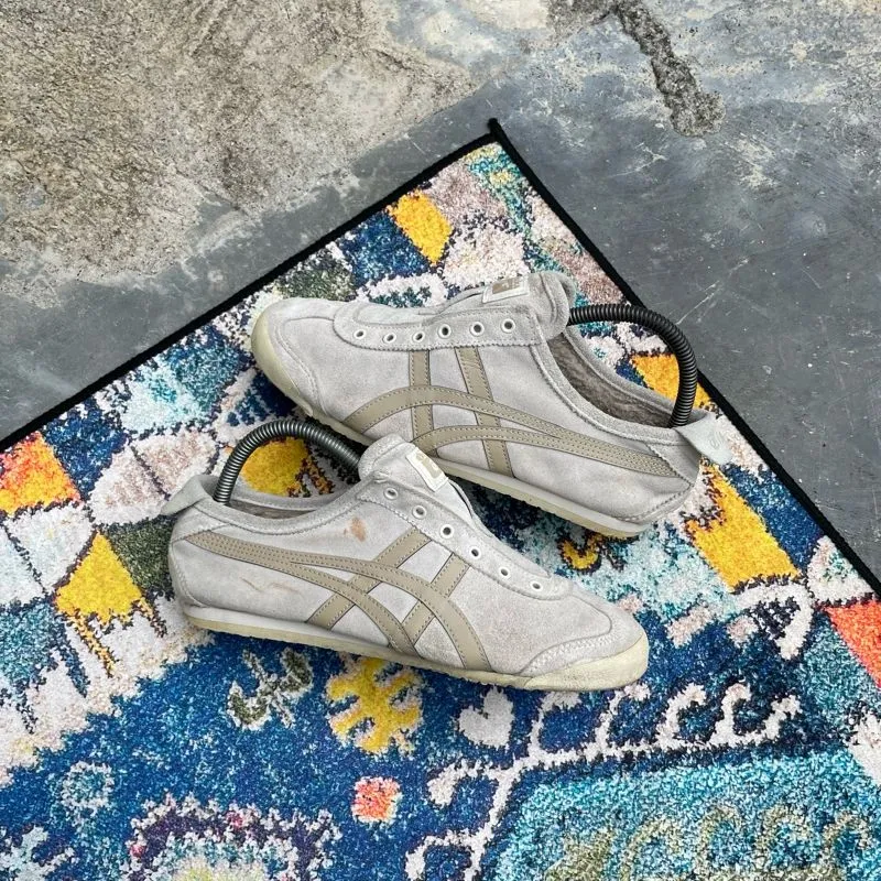 Onitsuka Tiger Streetwear Reworked Sneakers Wanita white tan photo 1