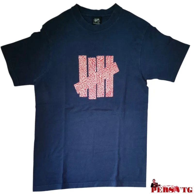 Stussy Vintage Streetwear T-shirt Pria navy photo 1