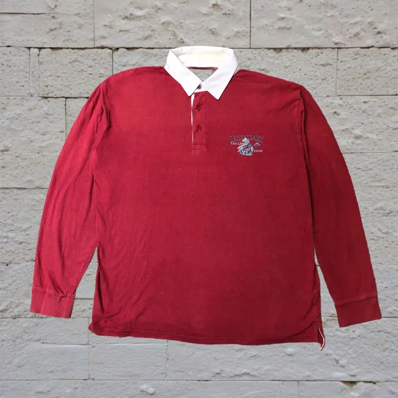 Polo Ralph Lauren Minimalist Casual Polo shirt Pria white red photo 1