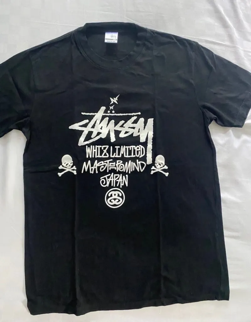 Stussy Streetwear T-shirt Pria black - Preloved