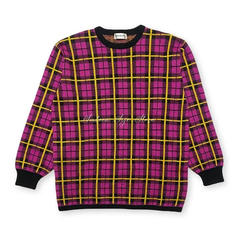 Yves Saint Laurent YSL Luxury Sweater Wanita multicolor photo 1