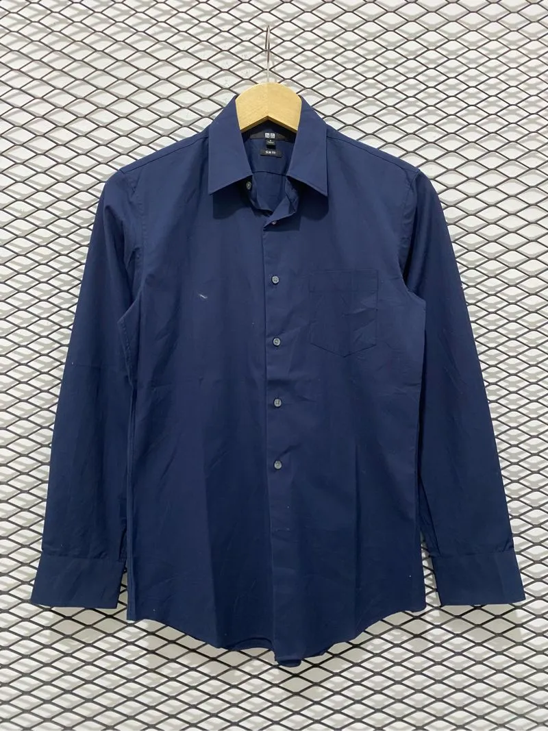 Uniqlo Y2K Casual Casual shirt Pria navy photo 1