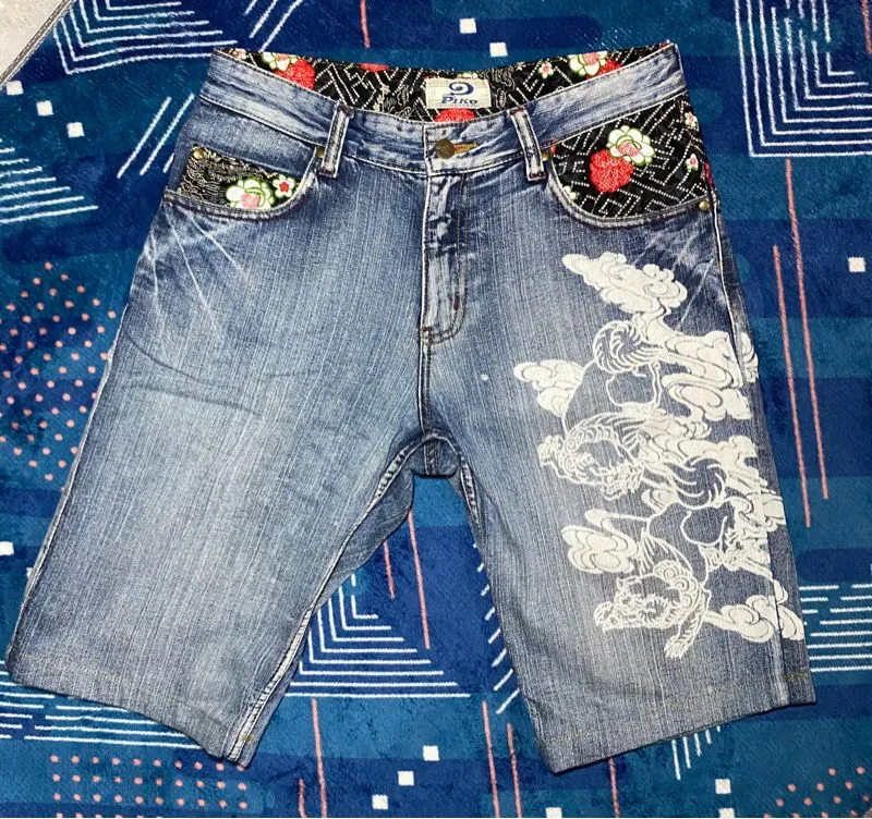 Piko Sports Y2K Skater Short Pria blue photo 1