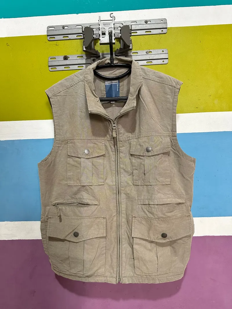 Skater Sportswear Vest Wanita tan photo 1