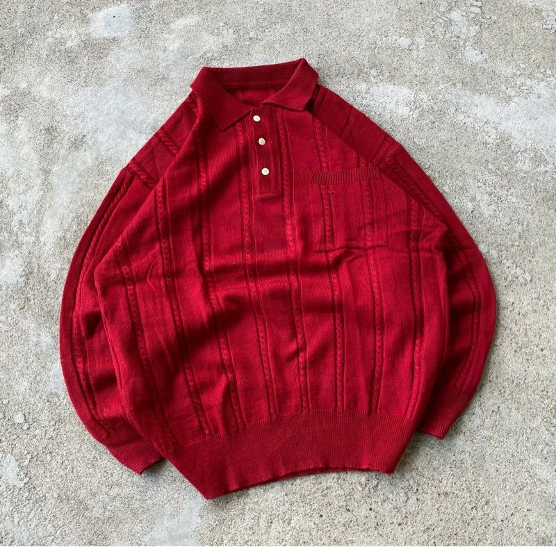 Casual Sweatshirt Pria red photo 1